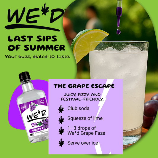 The Grape Escape – A Fizzy THC Drink for BBQ Season